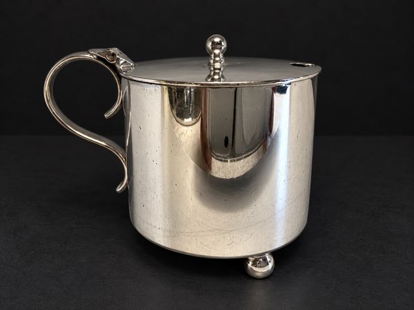 Vintage Silver-Plated Mustard Pot - Main image