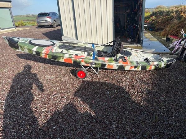Fishing Kayak 12ft oceanic hurricane - Main image