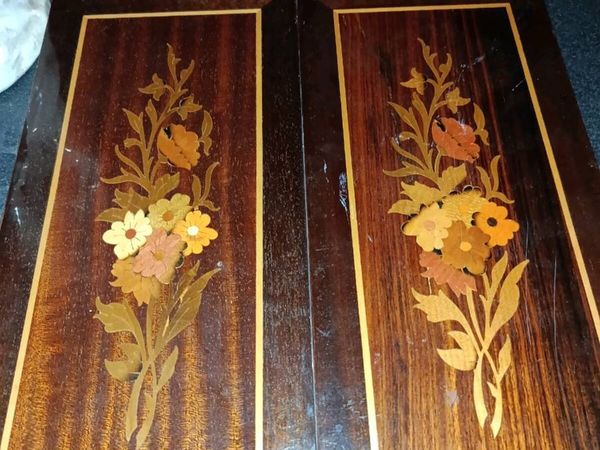 Pair of inlay wooden panel - Main image