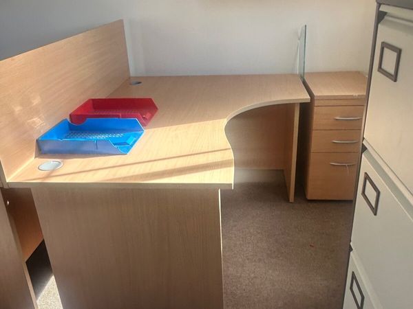Office desk with divider can be sold - Main image