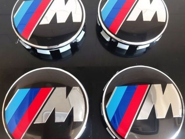 BMW M Sport Caps (68mm) Free Post - Main image