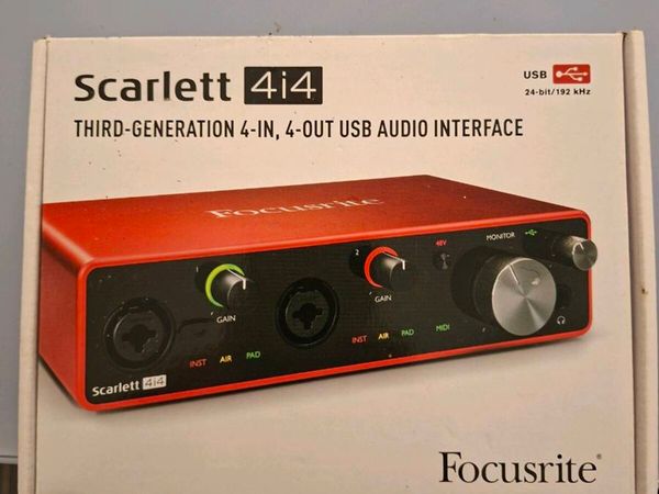 Focusrite 4i4 3rd gen audio interface - Main image