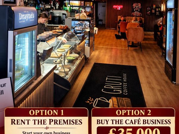 COMMERCIAL PREMISES TO LET OR CAFÉ BUSINESS FOR SA - Main image