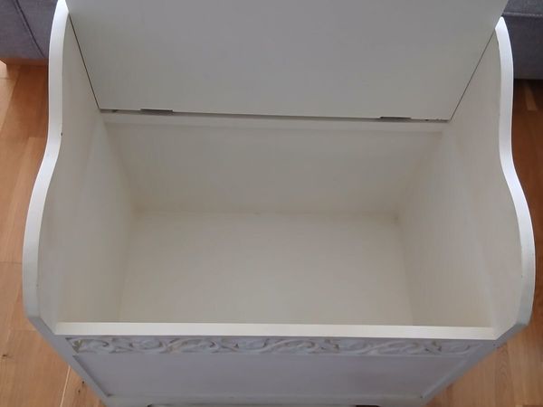 Storage Bench. White - Main image