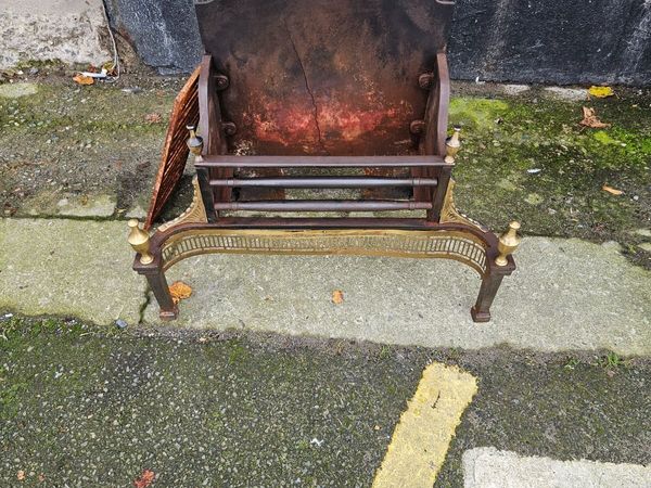 Vintage Cast Iron Fire Insert - Main image