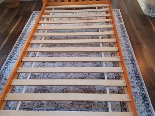 Lovely Sturdy Single Wooden Bed Frame - Deliver - Main image