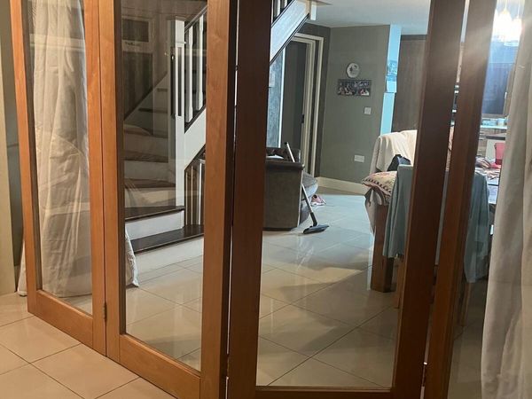 Wallnut internal bifold doors - Main image