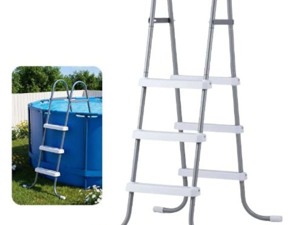 Above Ground Pool Ladder,3-Step Steel A-Frame Swin - Main image