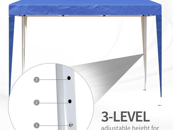 Gazebo 3 x 3m Pop Up Garden Marquee Tent - Main image