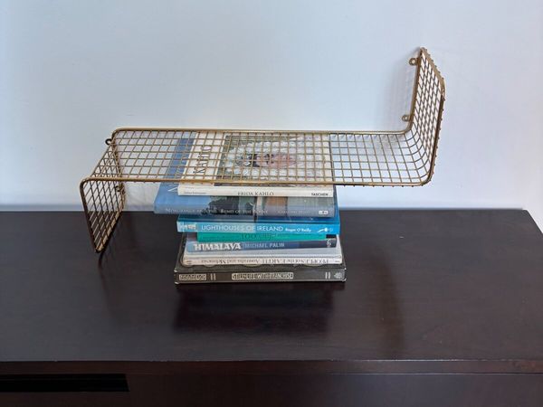 Gold brass colour shelf x 1 - Main image