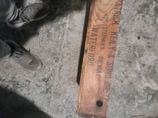 Vintage wooden waterford  bollle crate - Main image