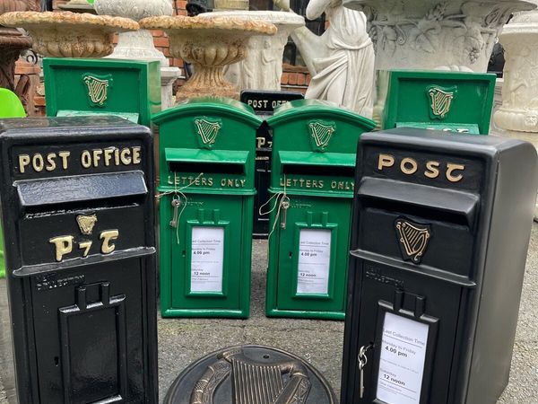 Irish post box building into wall - Main image
