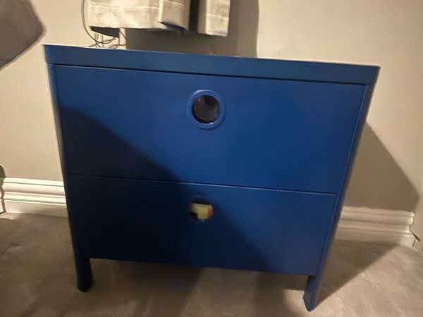 IKEA Busunge blue chest of drawers - Main image