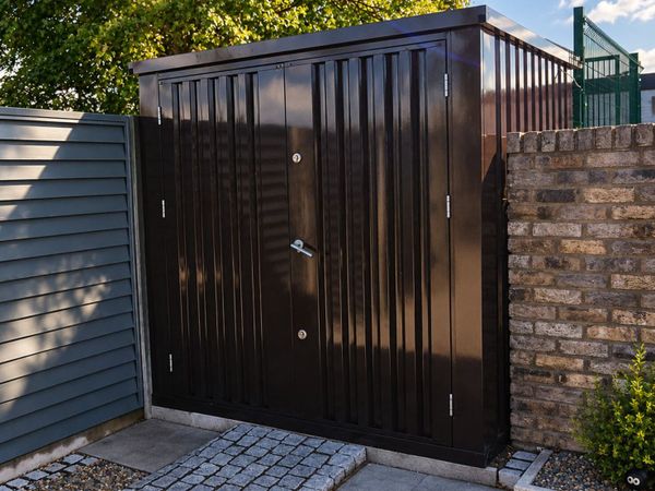 Heavy-Duty Steel Garden Shed 2mx2m - Main image