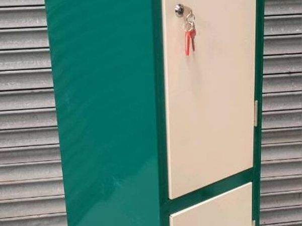 2 Door Metal Lockers X 23.  New Locks & Keys. - Main image
