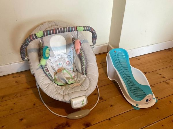 Baby Bouncer & Angelcare Bath Support Bundle - Main image