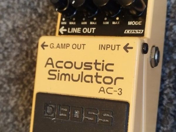 Boss AC-3 Acoustic Simulator - Main image