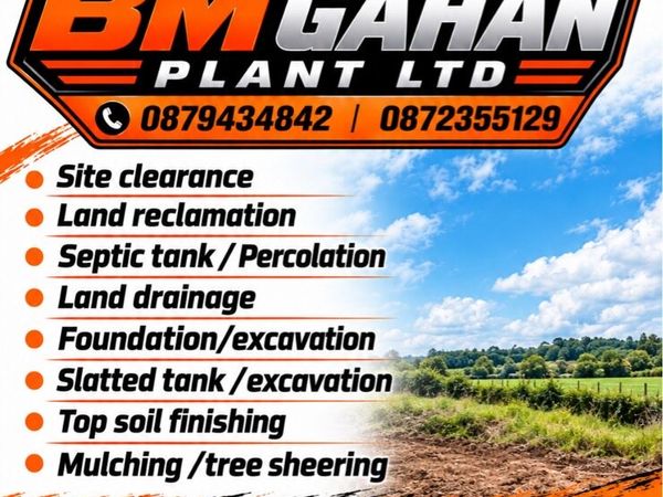 Digger hire 13 tonne machines with drivers - Main image