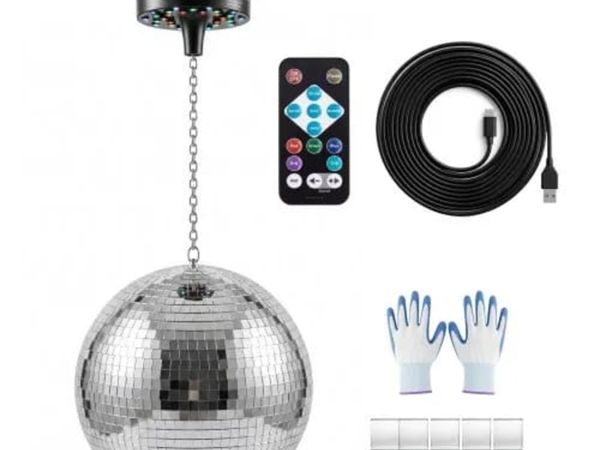 Mirror Disco Ball 300 mm Hanging Ball with Motor R - Main image