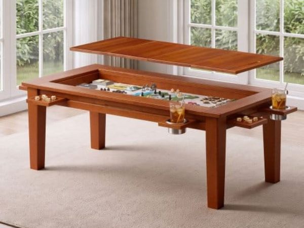 Board Game Table 2-in-1 Gaming and Dining Table 1. - Main image