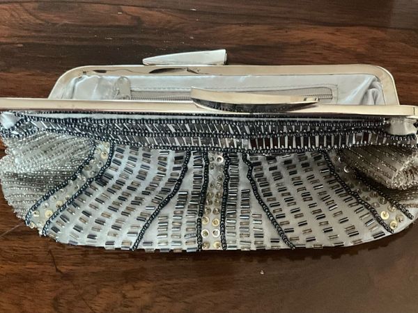 Vintage Style Beaded Evening Clutch Bag - Main image