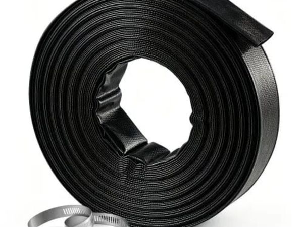 Discharge Hose 2" x 30.48 m PVC Lay Flat Backwash - Main image