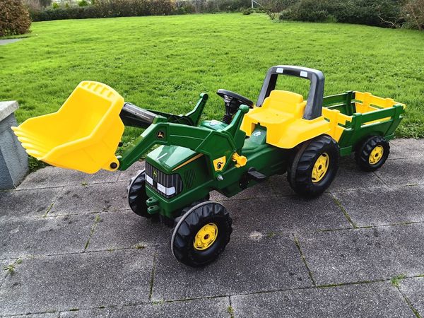 Rolly John Deere Junior Tractor With Front Loader - Main image