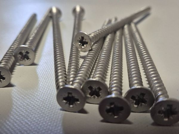 Offer Stainless M6x120mm wood screw 10 pack €3.00 - Main image