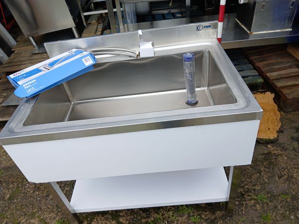 Staneless steel cabbinet sink unit complete - Main image