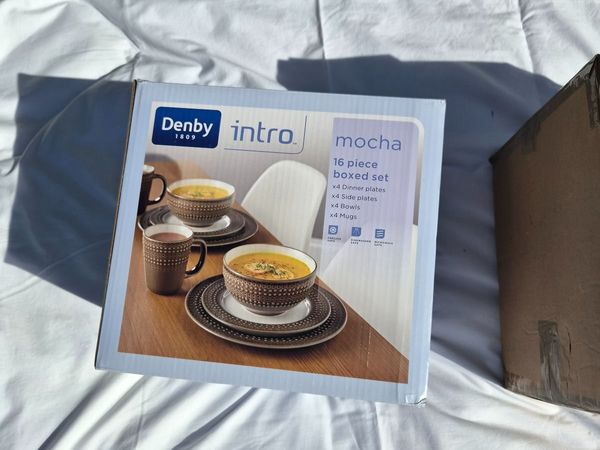 Denby Intro Mocha 16 piece dinner set - Main image
