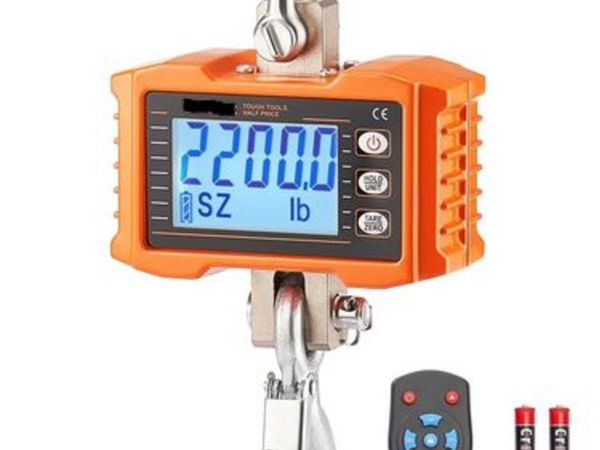 Digital Crane Scale, 2200 lbs/1000 kg, Industrial - Main image