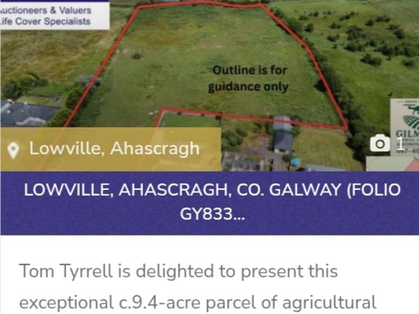 Ahascragh, Ballinasloe(M6), Exceptional c.9.4 Acre - Main image