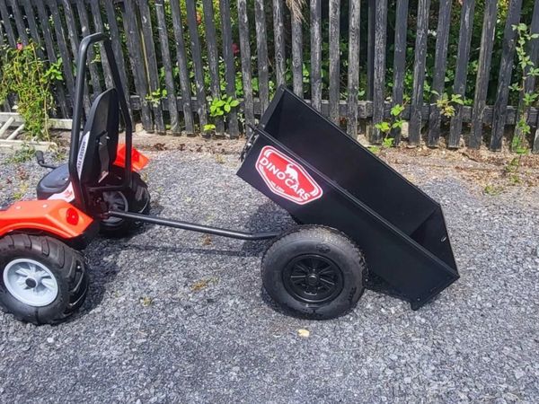 Dino cars Massey Ferguson Go kart & trailer - Main image