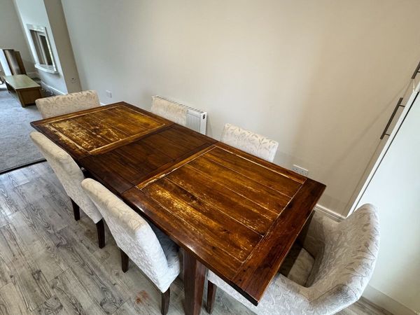 Solid Wood Extendable Dining Table - Main image