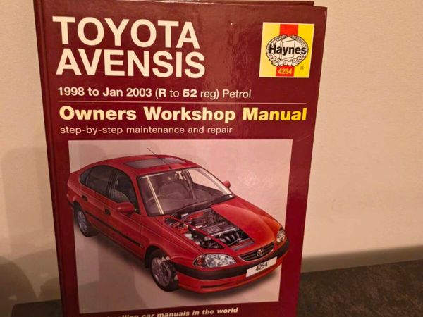 Toyota Avensis Haynes Manual - Main image