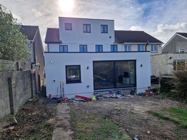 Extensions built to roof level - Main image