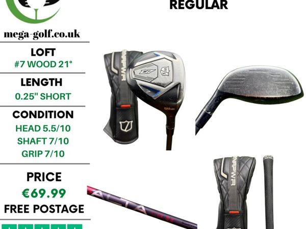 Wilson D7 #7 Wood 21° / Ping Alta CB 65 Regular - Main image
