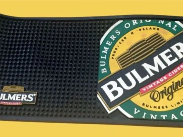 Vintage Bulmers Cider Rubber Bar Runner – New - Main image