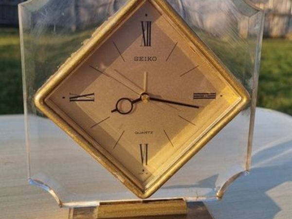 Seiko Quartz Alarm Shelf Desk Clock - Main image