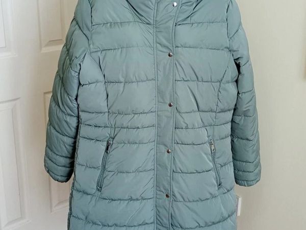 PADDED QUILTED long coat - Main image