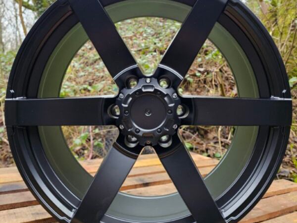 20” black Matt alloys 4x4 6x139 fitment - Main image