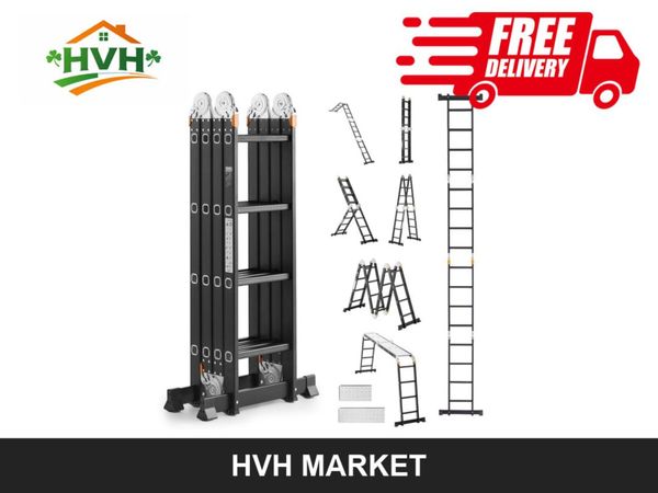 7-in-1 Folding Telescopic Ladder, 330lb - Main image