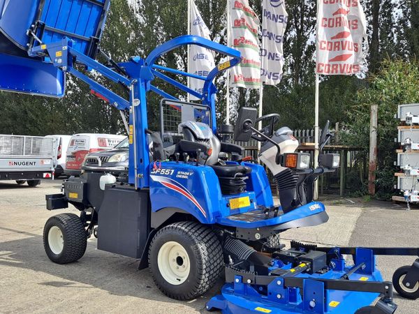 Iseki SF551 high dump collector mower - Main image