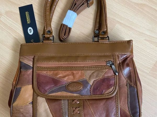 NEW WITH TAGS Shenzhou Leather Handbag ShoulderBag - Main image
