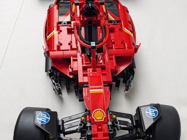LEGO Technic Ferrari SF-24 F1 Car (Set 42207) - Built & Displayed - Main image