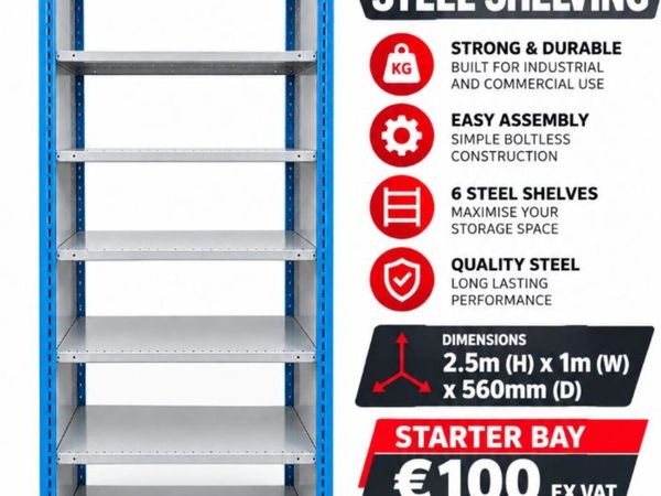 7 tier part shelving - Main image