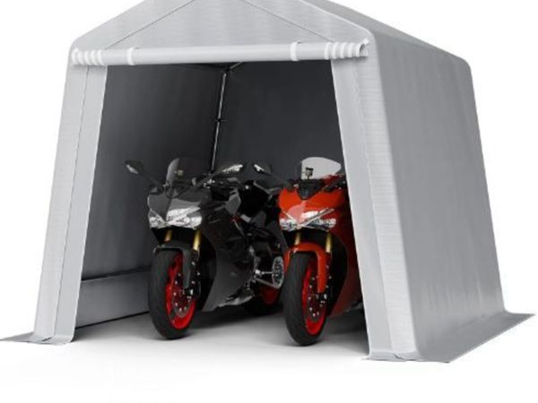 Outdoor Storage Shed, 8 x 8 ft Portable - Main image