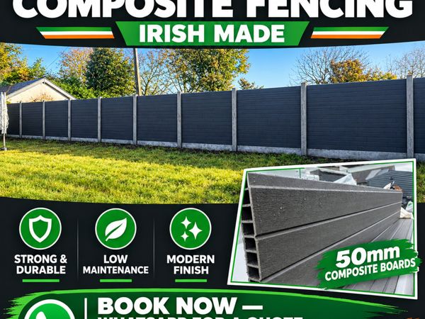 Composite 50mm fencing panels - Main image