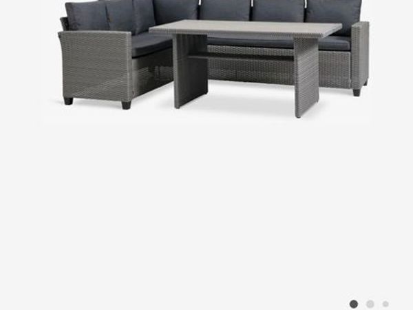 Agermose 6-person grey garden lounge set - Main image
