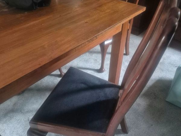 Wooden Dining Table & Chairs - Main image